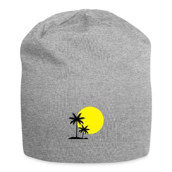 palms - Jersey-Beanie - Grau meliert - Vorne