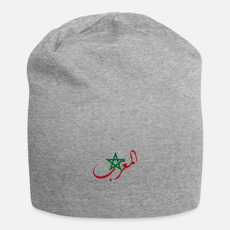 Le maroc - Bonnet en jersey - gris chiné