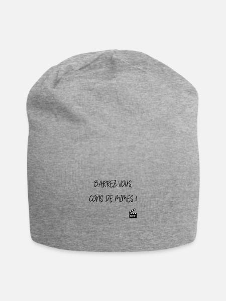 Barrez-vous cons de mimes ! La cité de la peur - Bonnet en jersey - gris chiné