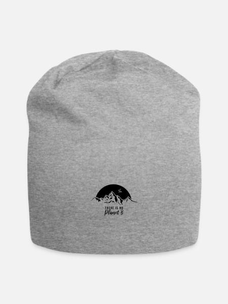 there is no planet b - Jersey Beanie - heather grey