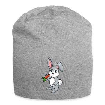 Lièvre - Bonnet en jersey - gris chiné - Devant