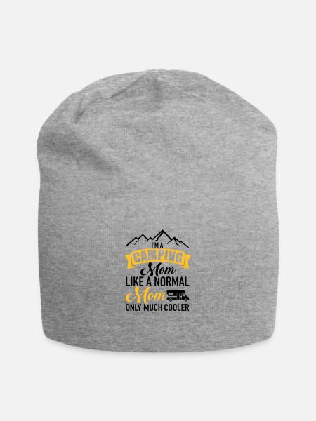 Wohnmobil - Jersey-Beanie - Grau meliert