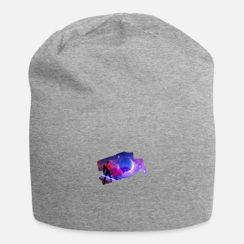 Space - Jersey Beanie - heather grey