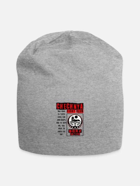 Chechnya Fight club chechen mma - Jersey-Beanie - Grau meliert