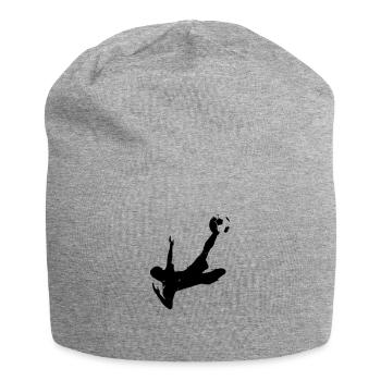 Football - noir - Bonnet en jersey - gris chiné - Devant