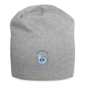Chase Dreams not Pigeons - Jersey Beanie - heather grey - Front
