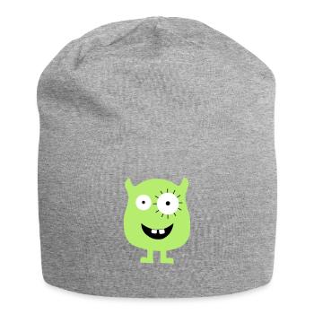 monster - Jersey Beanie - heather grey - Front