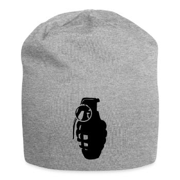 grenade - Jersey Beanie - heather grey - Front