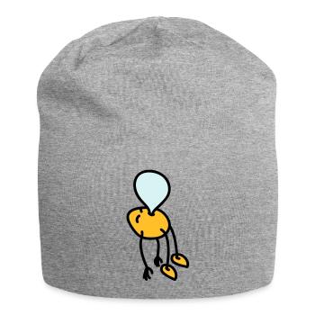 chewing_gum_man - Jersey Beanie - heather grey - Front