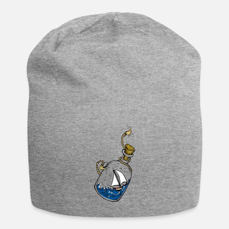 bouteille à la mer - Bonnet en jersey - gris chiné