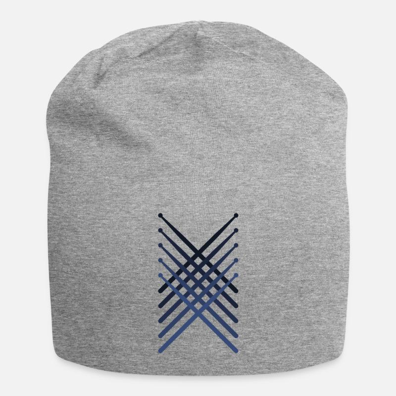 Silhouette de baguettes - Bonnet en jersey - gris chiné