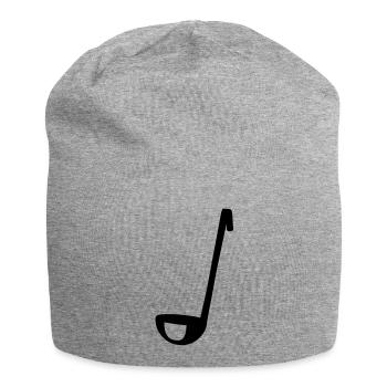 Kochen - Jersey-Beanie - Grau meliert - Vorne