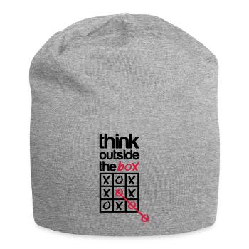 Think outside the box - Bonnet en jersey - gris chiné - Devant