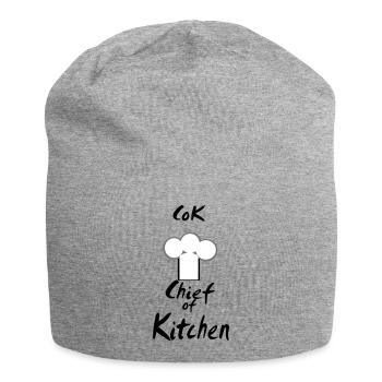 Chefkoch - Jersey-Beanie - Grau meliert - Vorne