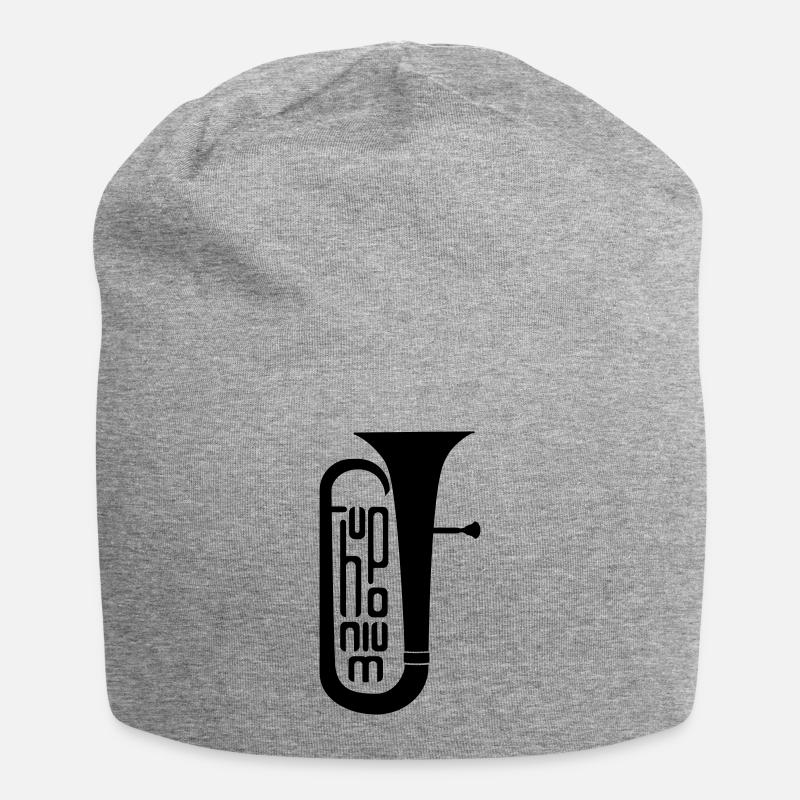 Euphonium - Bonnet en jersey - gris chiné