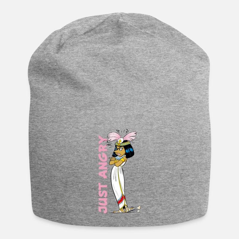 Asterix & Obelix - Kleopatra Just Angry - Jersey-Beanie - Grau meliert