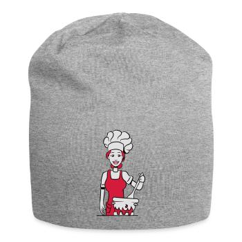 cuisinier cuisinier - Bonnet en jersey - gris chiné - Devant