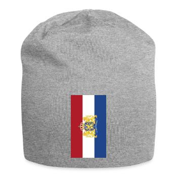 Fahnenaffen aus den Niederlanden - Jersey-Beanie - Grau meliert - Vorne