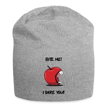 Bad Apple - Mordez-moi, j’ose you_light - Bonnet en jersey - gris chiné - Devant