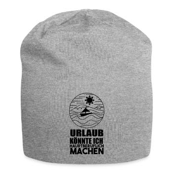 Segel Urlaub - Jersey-Beanie - Grau meliert - Vorne