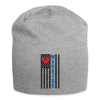 Operation am offenen Herzen Krieger Warrior - Jersey-Beanie - Grau meliert - Vorne