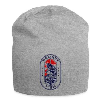 Arowana Japonais Dragon Poisson Monstre Gardien de Poisson - Bonnet en jersey - gris chiné - Devant