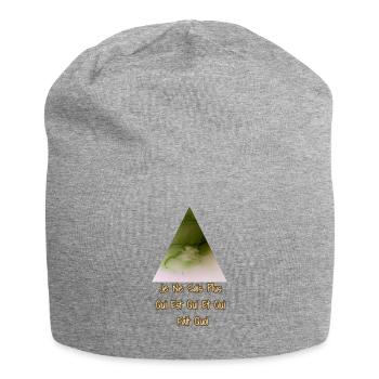 WAWJ Qui Est Qui? Fall Winter 2022 - Bonnet en jersey - gris chiné - Devant