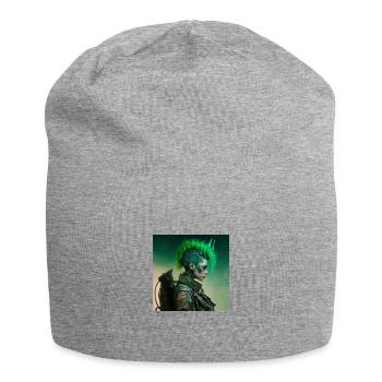 Les filles du futur - Bonnet en jersey - gris chiné - Devant