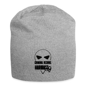 CRIMINAL HARDBASS - Jersey Beanie - heather grey - Front