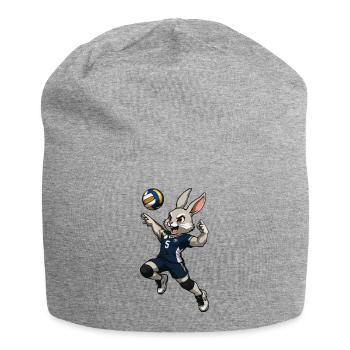 Handball Rabbit - Jersey Beanie - heather grey - Front