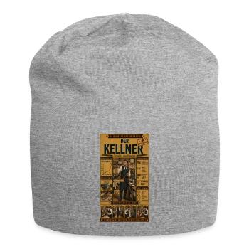 Der Kellner – er rettet den Abend - Jersey-Beanie - Grau meliert - Vorne