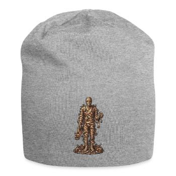 Halloween Tischler Mumie - Jersey-Beanie - Grau meliert - Vorne