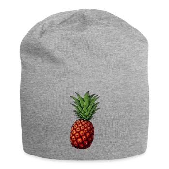 Tropic Pineapple - Jersey-Beanie - Grau meliert - Vorne