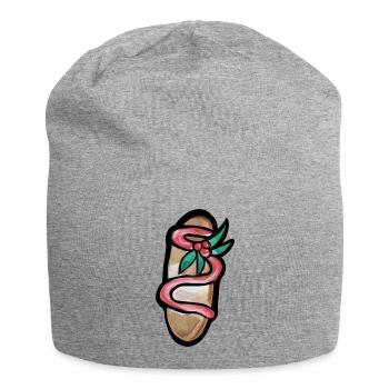 Serpent Bloom Sandale - Jersey-Beanie - Grau meliert - Vorne
