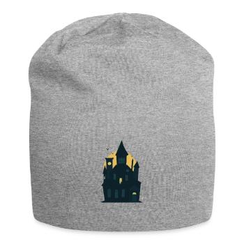 Halloween Gruselig Horror Haus Dracula Fledermaus - Bonnet en jersey - gris chiné - Devant