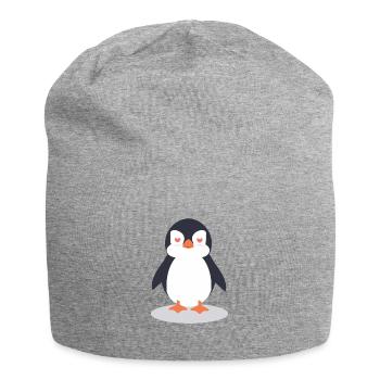 Penguin - Jersey Beanie - heather grey - Front