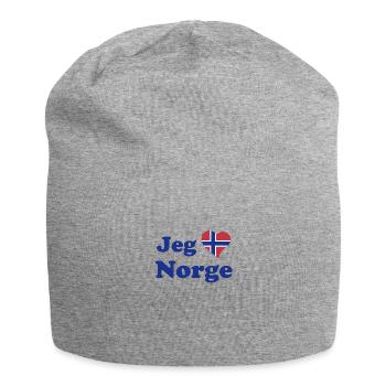 Ich liebe Norwegen - ich liebe Norwegen - Jersey-Beanie - Grau meliert - Vorne