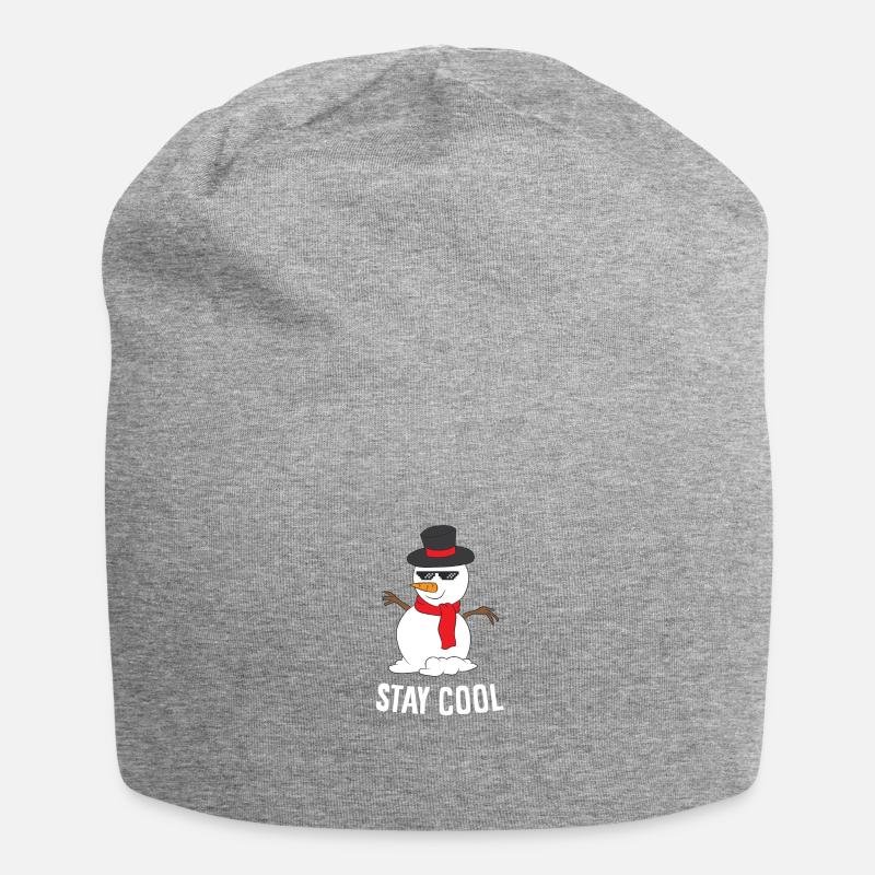 Reste cool - Bonnet en jersey - gris chiné