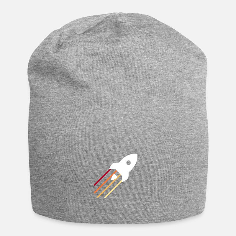 rocket - Jersey Beanie - heather grey