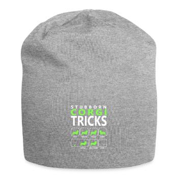 Astuces corgi tenaces - Bonnet en jersey - gris chiné - Devant