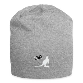 Känguru. Witzig. - Jersey-Beanie - Grau meliert - Vorne