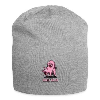 Makin Bacon | Bacon lovers for bacon fans - Jersey Beanie - heather grey - Front