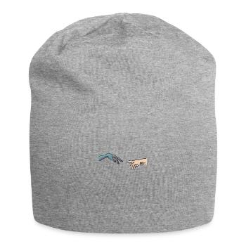 Alien Contact UFO Aliens - Jersey Beanie - heather grey - Front
