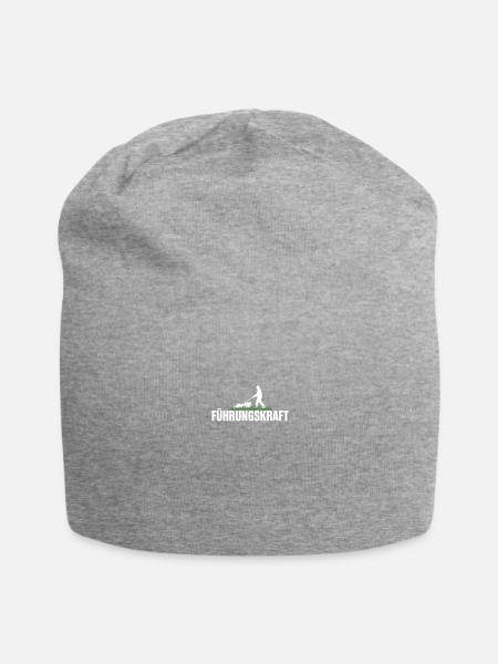 Rasen Führungskraft Gartenliebhaber Rasenmäher - Jersey-Beanie - Grau meliert
