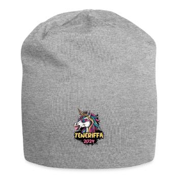 Teneriffa 2024 Einhorn - Jersey-Beanie - Grau meliert - Vorne