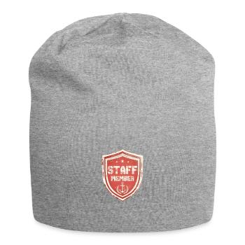 Membre du personnel - Bonnet en jersey - gris chiné - Devant