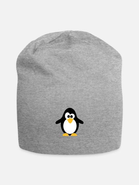 Pingouin - Bonnet en jersey - gris chiné