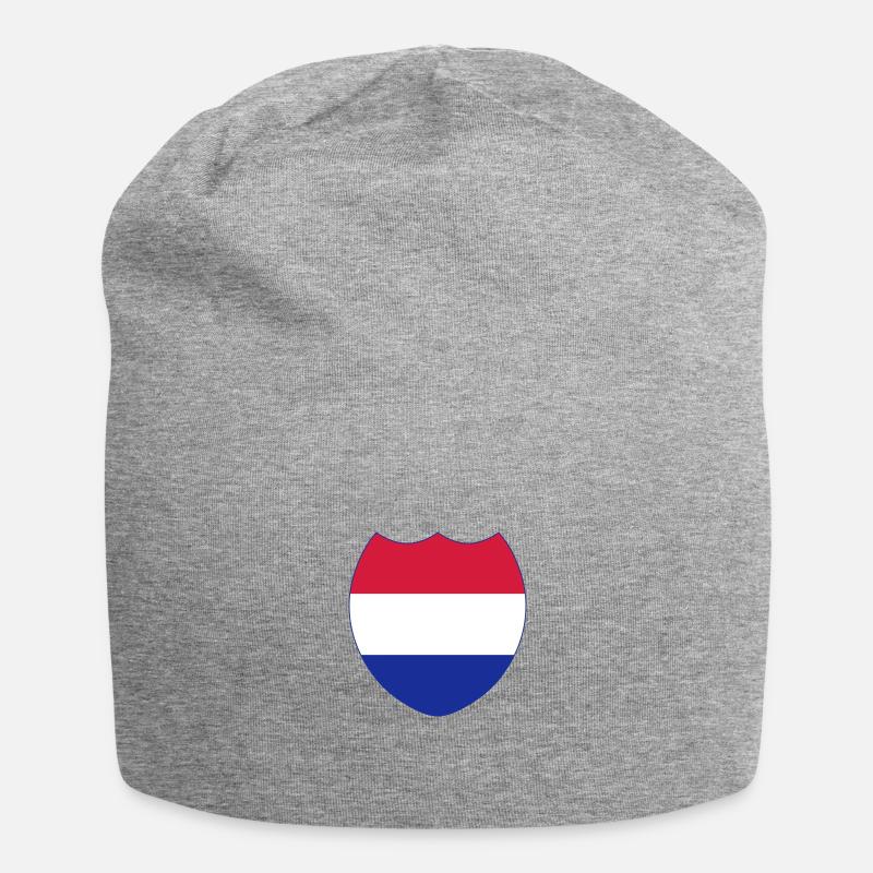 *** Pays-Bas *** - Bonnet en jersey - gris chiné