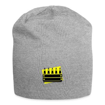 Caisse de bière, caisse de bière - Bonnet en jersey - gris chiné - Devant