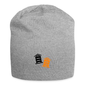 Honig Imker - Jersey-Beanie - Grau meliert - Vorne